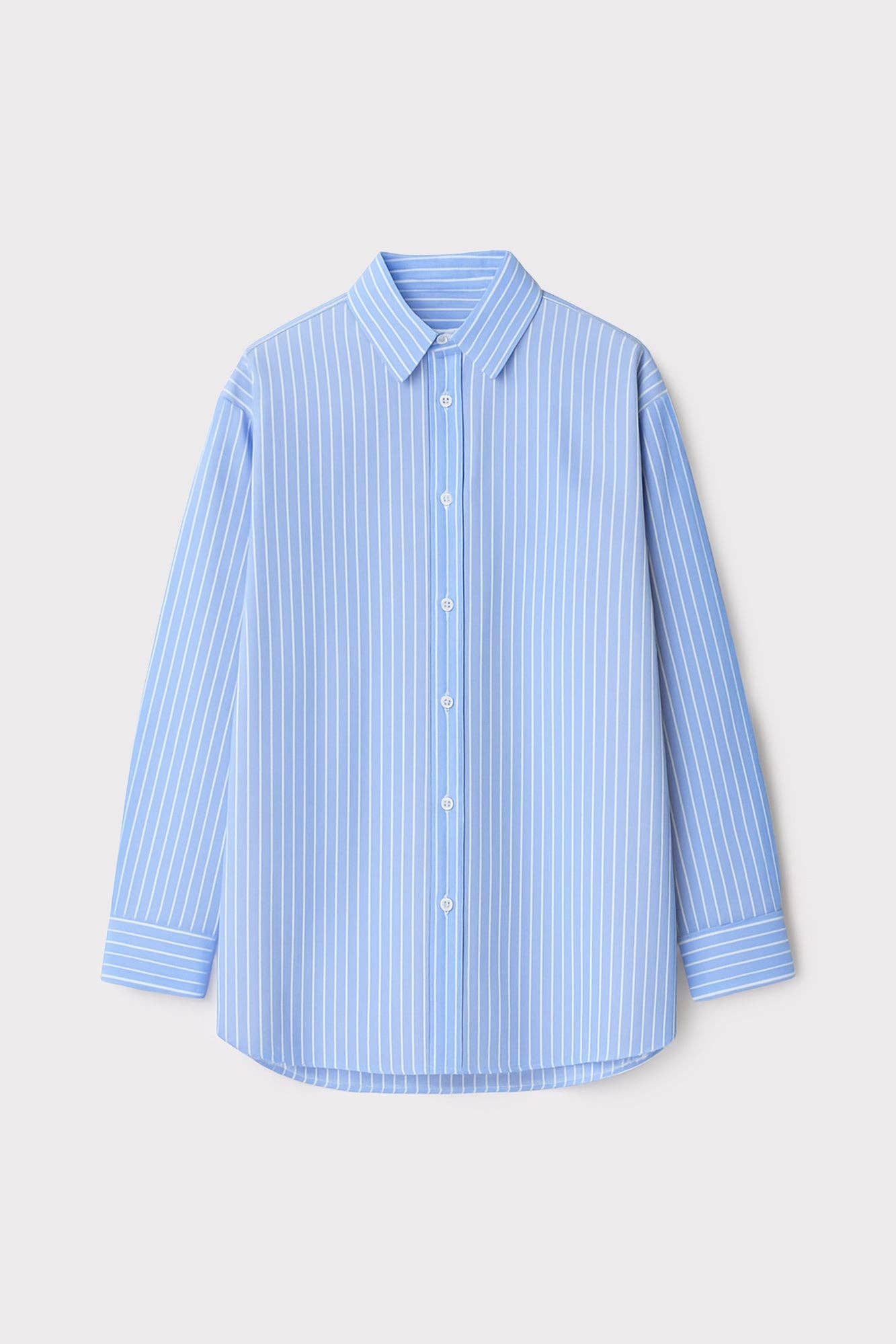 THIN STRIPED OVERSIZE SHIRT